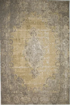 Karpi Moderner Webteppich braungelb