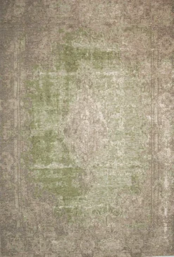 Karpi Moderner Webteppich grün