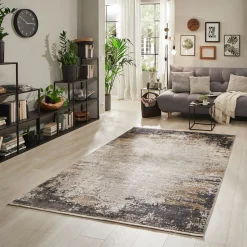 Karpi Webteppich modern mehrfarbig