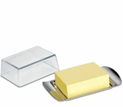 Küchenprofi Butterdose silberfarbentransparent