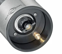 Küchenprofi Elektro Mühlenset schwarzsilberfarbentransparent