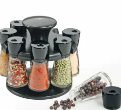 Küchenprofi Gewürzkarussell schwarztransparent