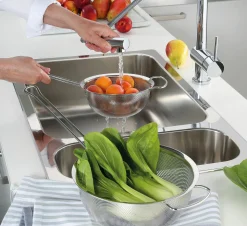 Küchenprofi Küchensieb 22cm silberfarben