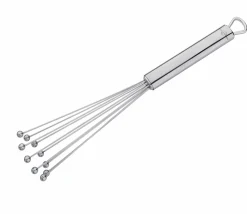 Küchenprofi Schneebesen silberfarben