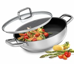 Küchenprofi Servierpfanne 28cm silberfarben