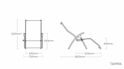 KETTLER Bäderliege grau