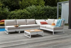 KETTLER Lounge Eckset weiß