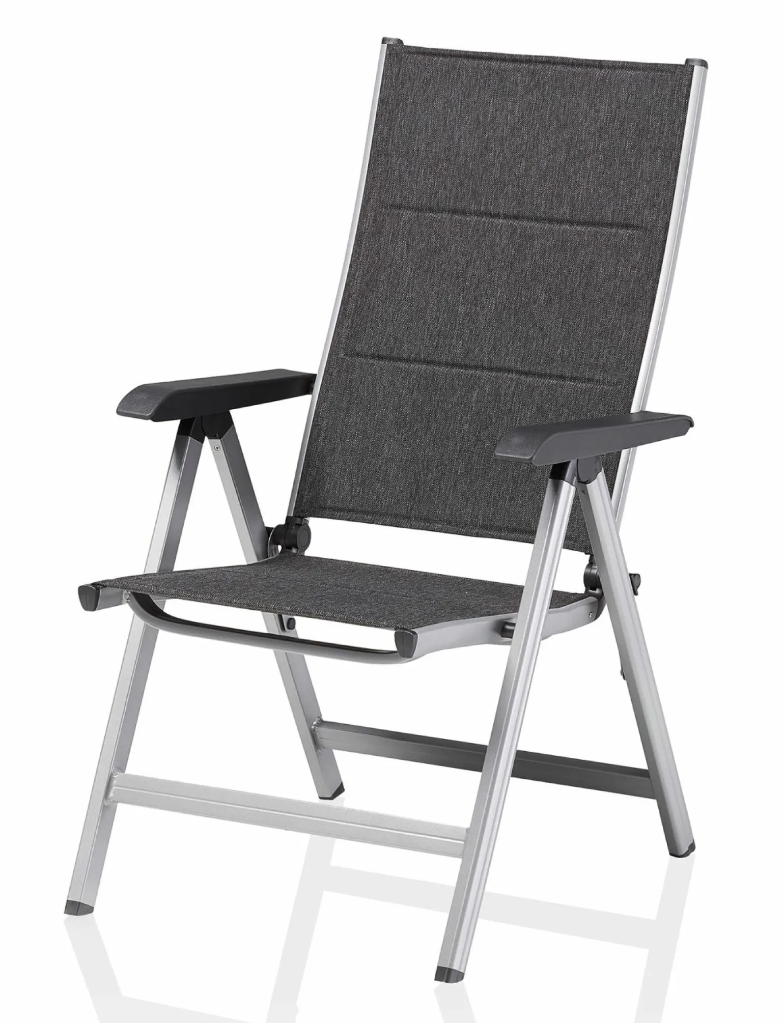 KETTLER Multipositionssessel schwarzsilberfarben