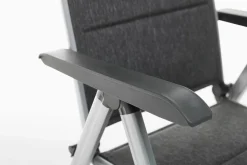 KETTLER Multipositionssessel schwarzsilberfarben