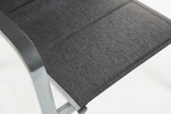 KETTLER Stapelsessel schwarzsilberfarben