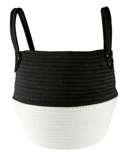 Kleine Wolke Aufbewahrungskorb schwarz