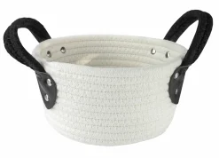 Kleine Wolke Aufbewahrungskorb schwarz