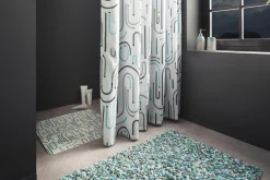 Kleine Wolke Badteppich blau