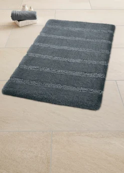 Kleine Wolke Badteppich grau