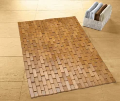 Kleine Wolke Bambusmatte beige