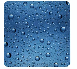 Kleine Wolke Duscheinlage blau