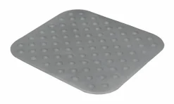 Kleine Wolke Duscheinlage grau