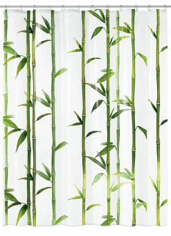 Kleine Wolke Duschvorhang grün