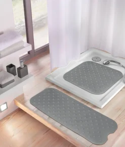 Kleine Wolke Wanneneinlage grau