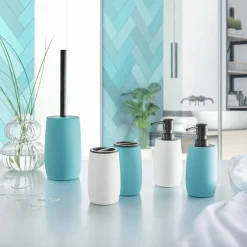 Kleine Wolke WC-Bürsten-Halter blau