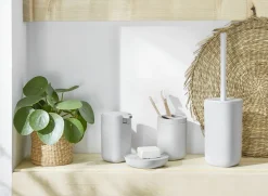 Kleine Wolke Zahnbürstenhalter grau