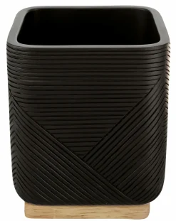 Kleine Wolke Zahnputzbecher schwarz