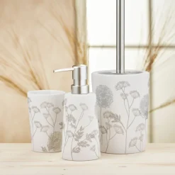 Kleine Wolke Zahnputzbecher grau