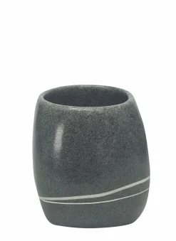 Kleine Wolke Zahnputzbecher grau