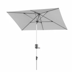 KNIRPS Kurbelschirm grau