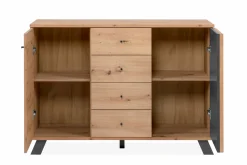 Kommode braunschwarz