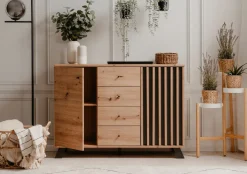 Kommode braunschwarz