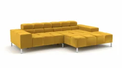 Lascondo Eckgarnitur gelbgoldfarben