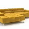Lascondo Eckgarnitur gelbgoldfarben