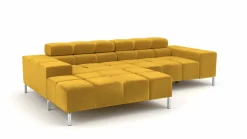 Lascondo Eckgarnitur gelbgoldfarben