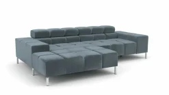 Lascondo Eckgarnitur grau