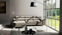 Lascondo Eckgarnitur grau