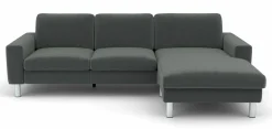 Lascondo Eckgarnitur grau