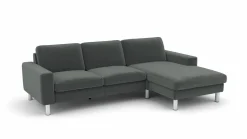 Lascondo Eckgarnitur grau