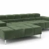 Lascondo Eckgarnitur grün