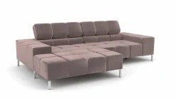 Lascondo Eckgarnitur pinkrot