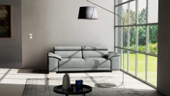 Lascondo 3-Sitzer-Sofa blau