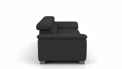 Lascondo 3-Sitzer-Sofa schwarz