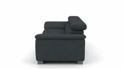 Lascondo 2-Sitzer-Sofa schwarz