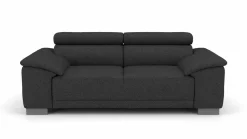 Lascondo 2-Sitzer-Sofa schwarz