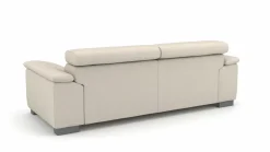 Lascondo 3-Sitzer-Sofa weiß