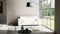 Lascondo 2-Sitzer-Sofa weiß