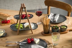 Leonardo Keramikteller 32cm grau