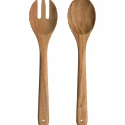 Leonardo Salatbesteck braun