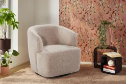 Lounge-Sessel orangebeige