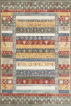 Luxor - Reinkemeier Moderner Webteppich grün